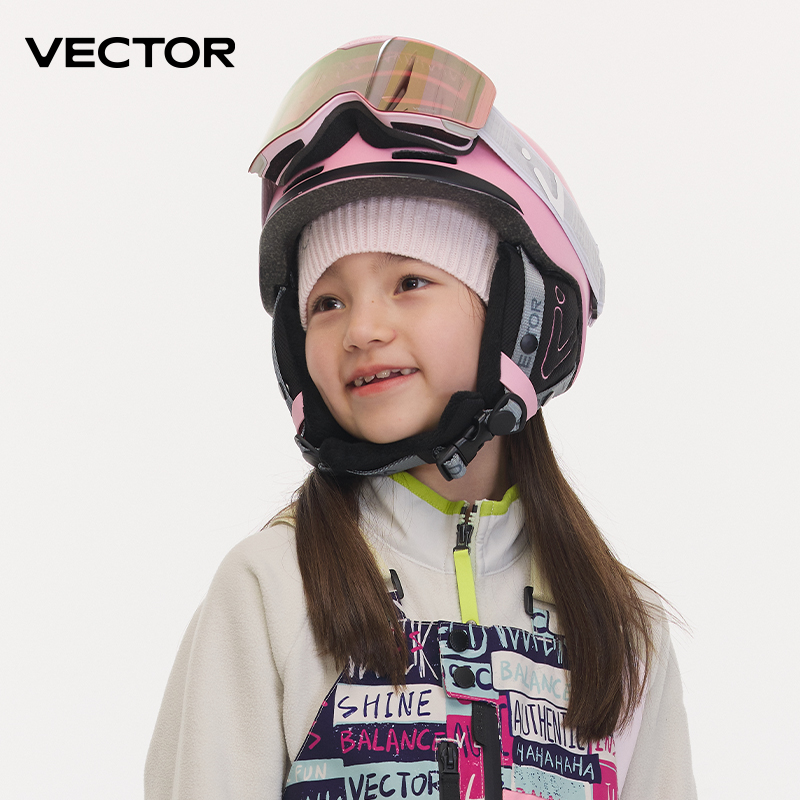 Sports Equipment Vector - VECTOR Kids Children Ski Helmet Integrally-molded