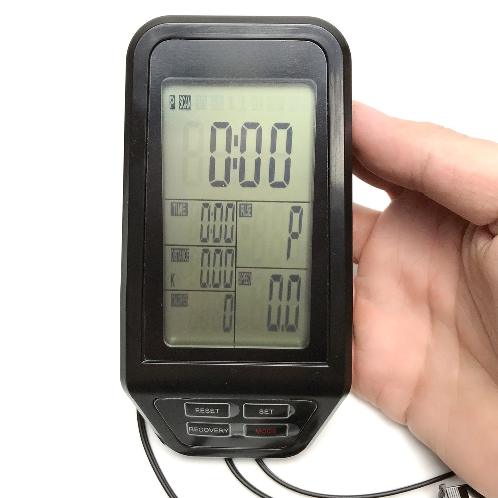 Sports Equipment Suppliers - Black Exercise Bike Computer Display Screen