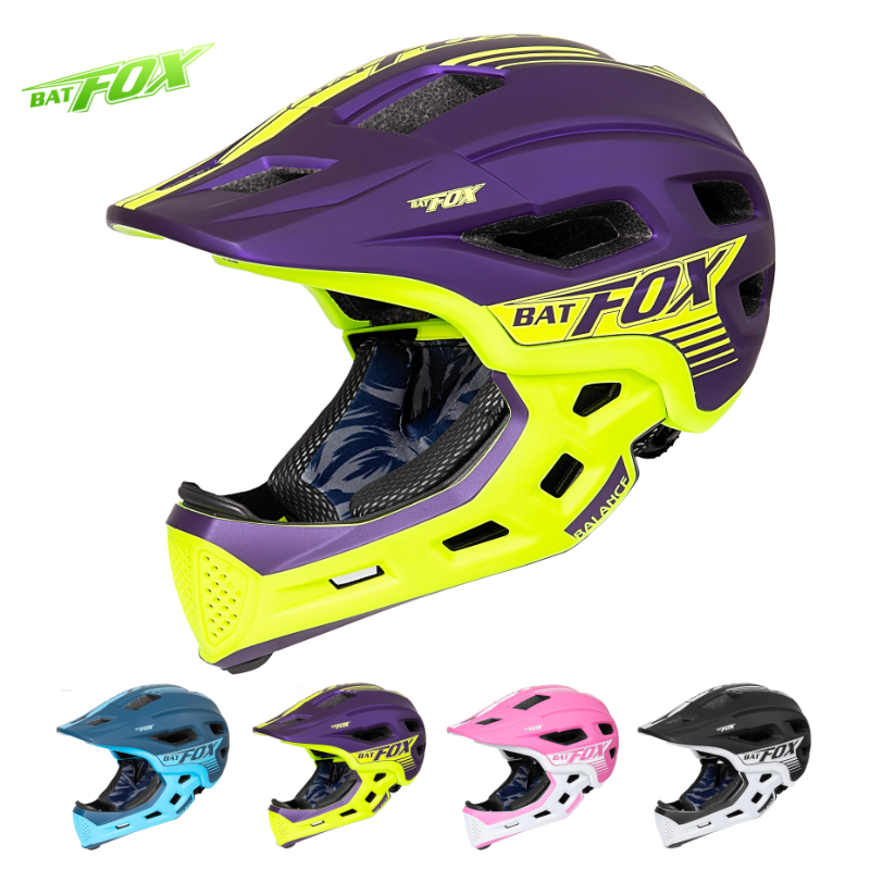 Skateboard Complete Deck - BATFOX Full Face Helmet Kids Detachable