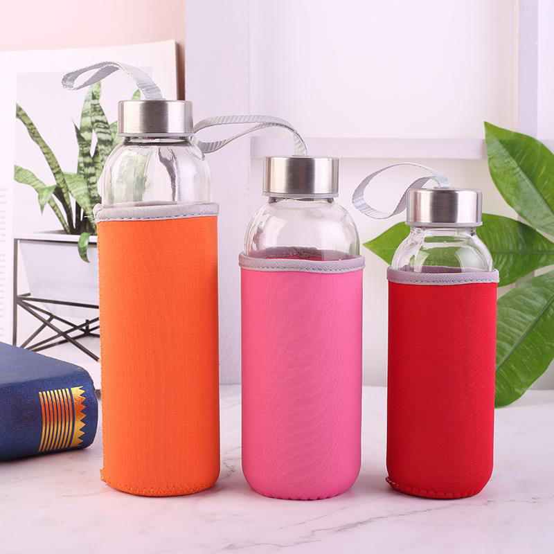 Sports Equipment Advertisement - 500ml glass Sports Water bottle portable