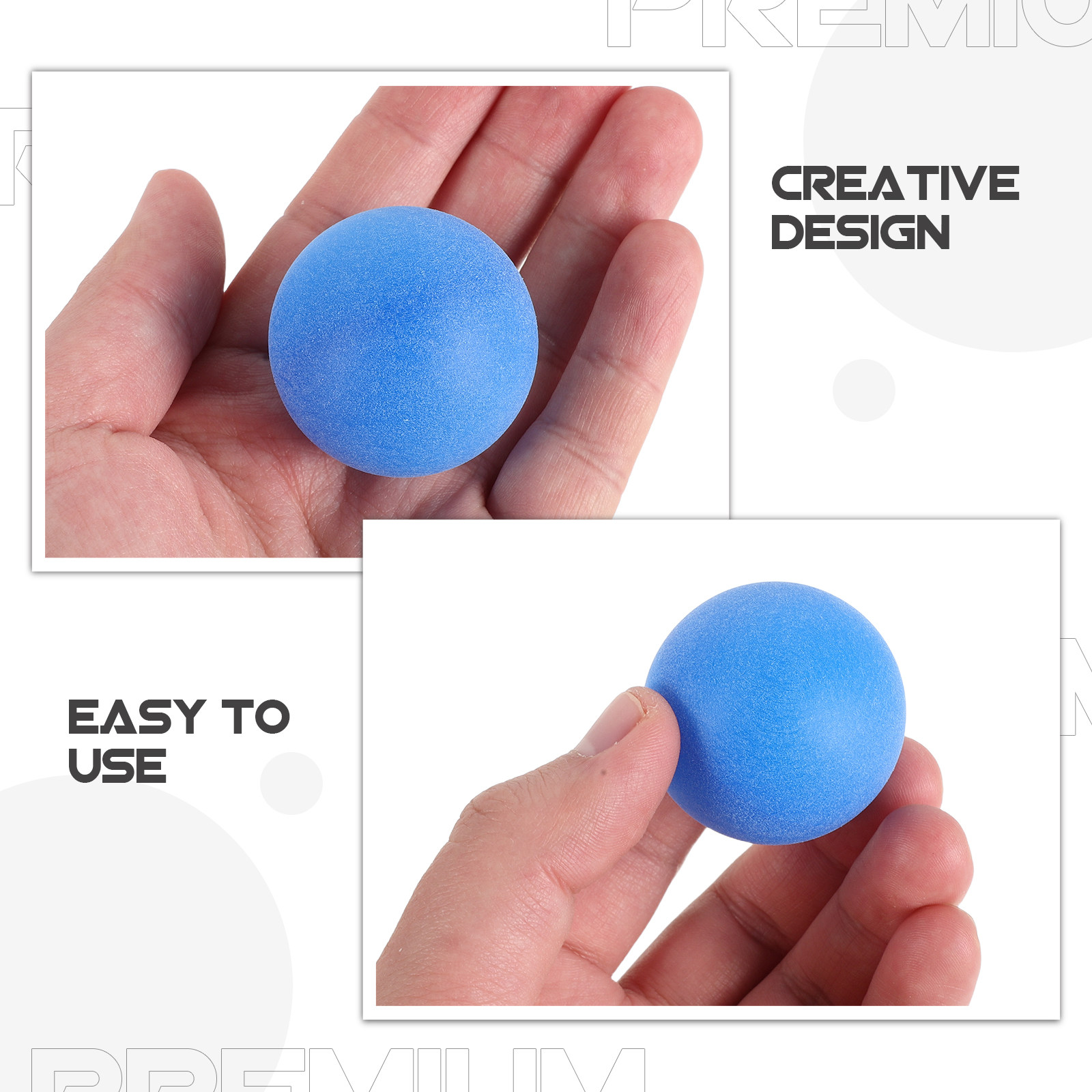 Ping Pong Ball Set - 50pcs Ping Pong Balls Plastic Game