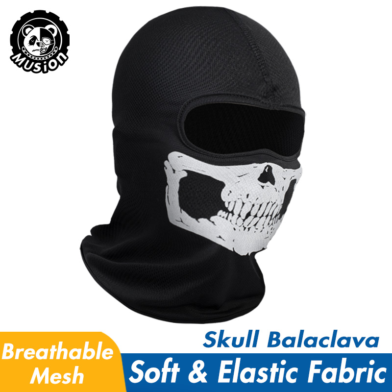 Skateboard Complete Deck - Musion Black Ghosts Balaclava Full Face