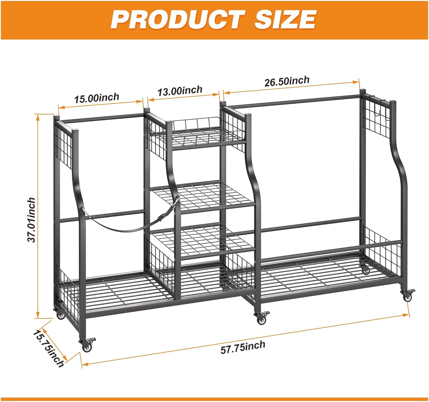Golf Bag Storage Rack Organize - Sports Equipment Organizer 评论和价格