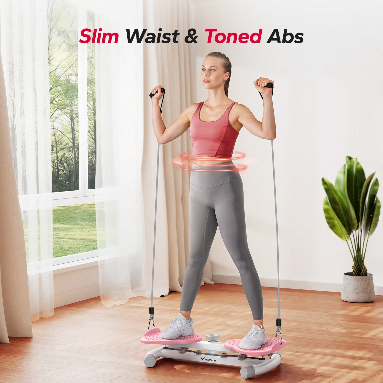 MERACH Waist Ab Machine, 300 L - Sports Equipment Suppliers 评论和价格