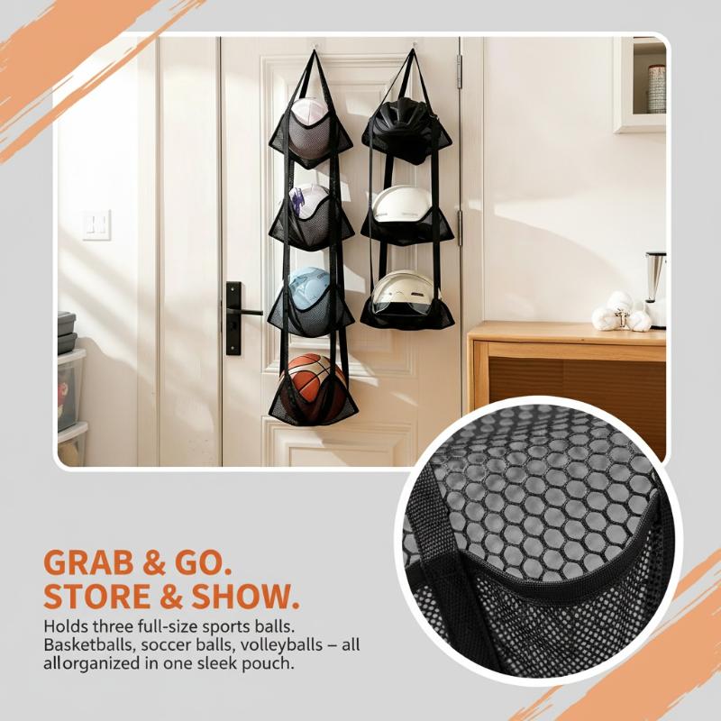 Wall Mounted Basketball Storag - Sports Equipment Organizer 评论和价格