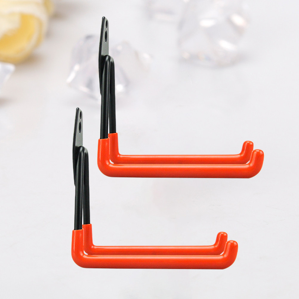 2Pcs Anti Slip Coated Iron Gar - Sports Equipment Garage Storage 评论和价格