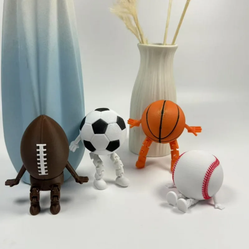 3D Printed Soccer Rugby Orname - Rugby Training Ball 评论和价格