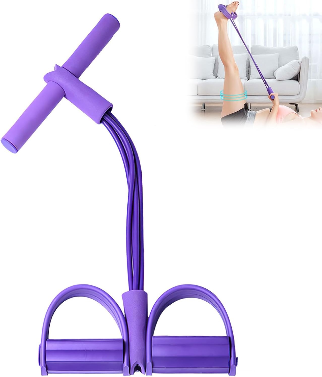 4-Tube Pedal Resistance Band M - Sports Equipment Suppliers 评论和价格