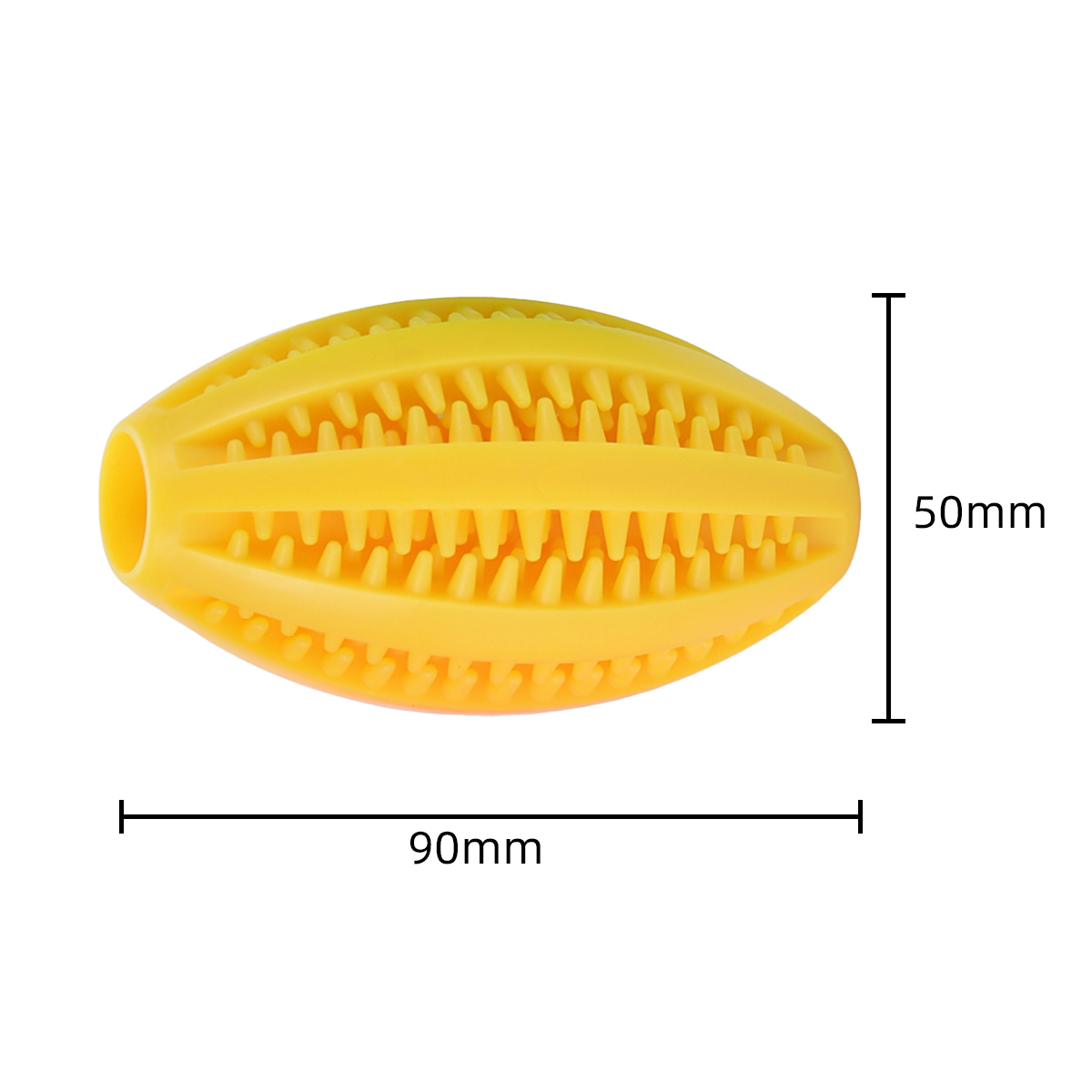 Dog Leaky Food Toy, Durable Te - Rugby Training Ball 评论和价格