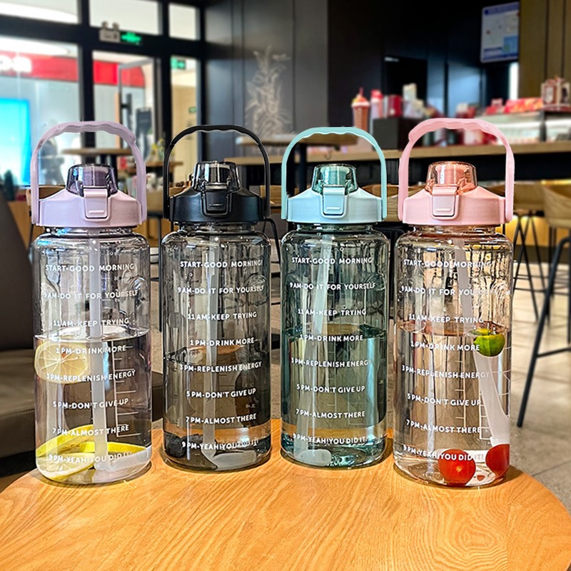 2 Liters Straw Plastic Water B - Sports Equipment Types 评论和价格
