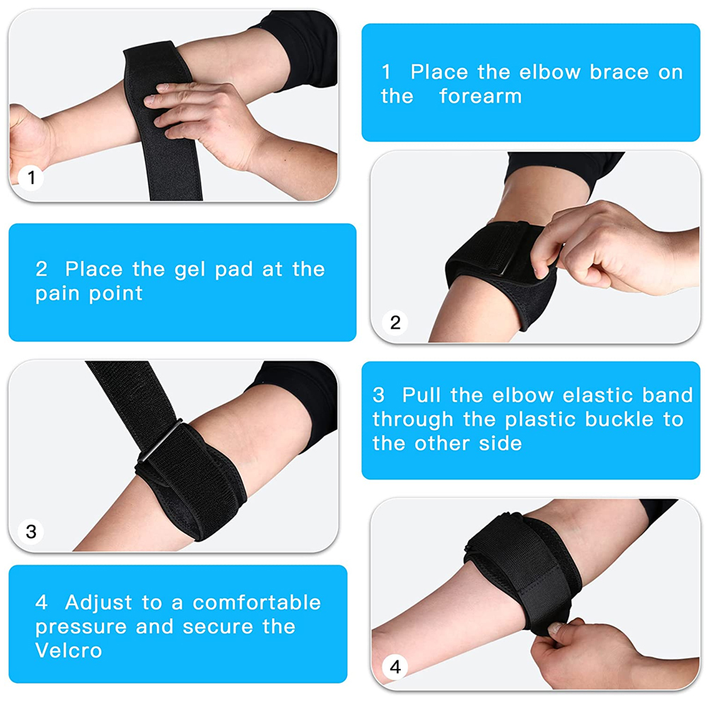 1Pcs Adjustable Compression El - Tennis Elbow Brace 评论和价格