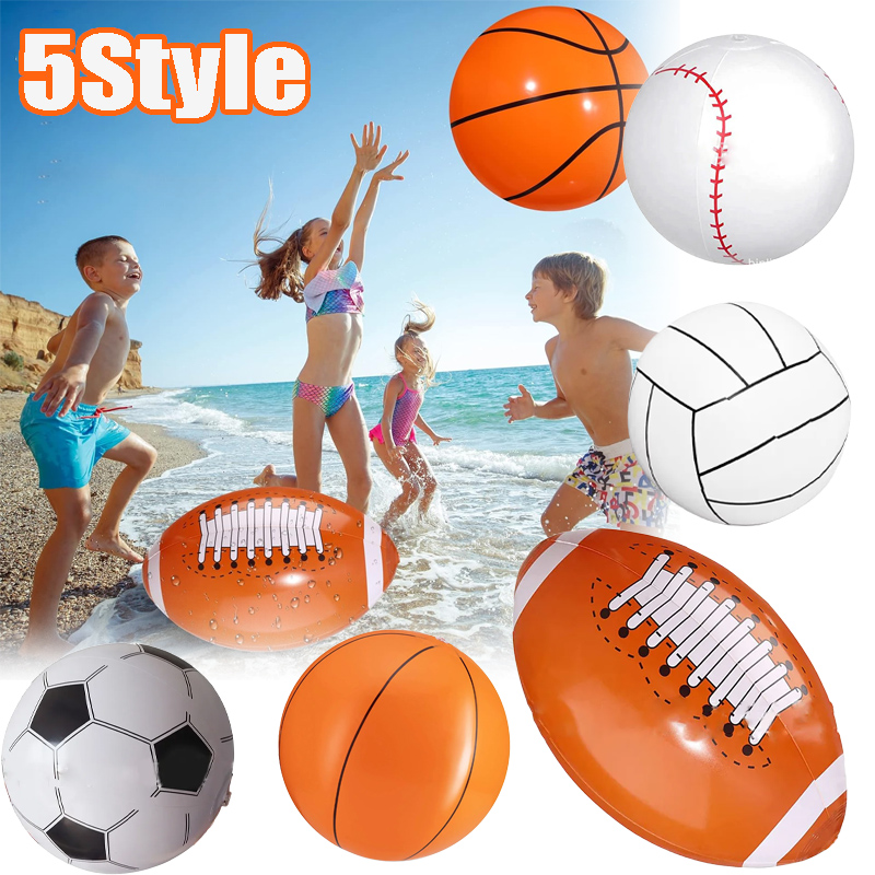 Inflatable Beach Ball Football - Rugby Training Ball 评论和价格