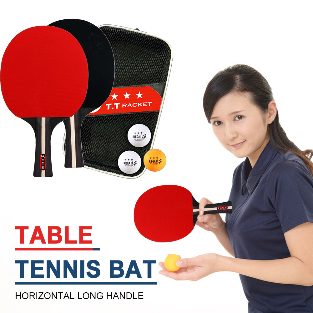 Table Tennis Racket, 2 Rackets - Ping Pong Ball Set 评论和价格