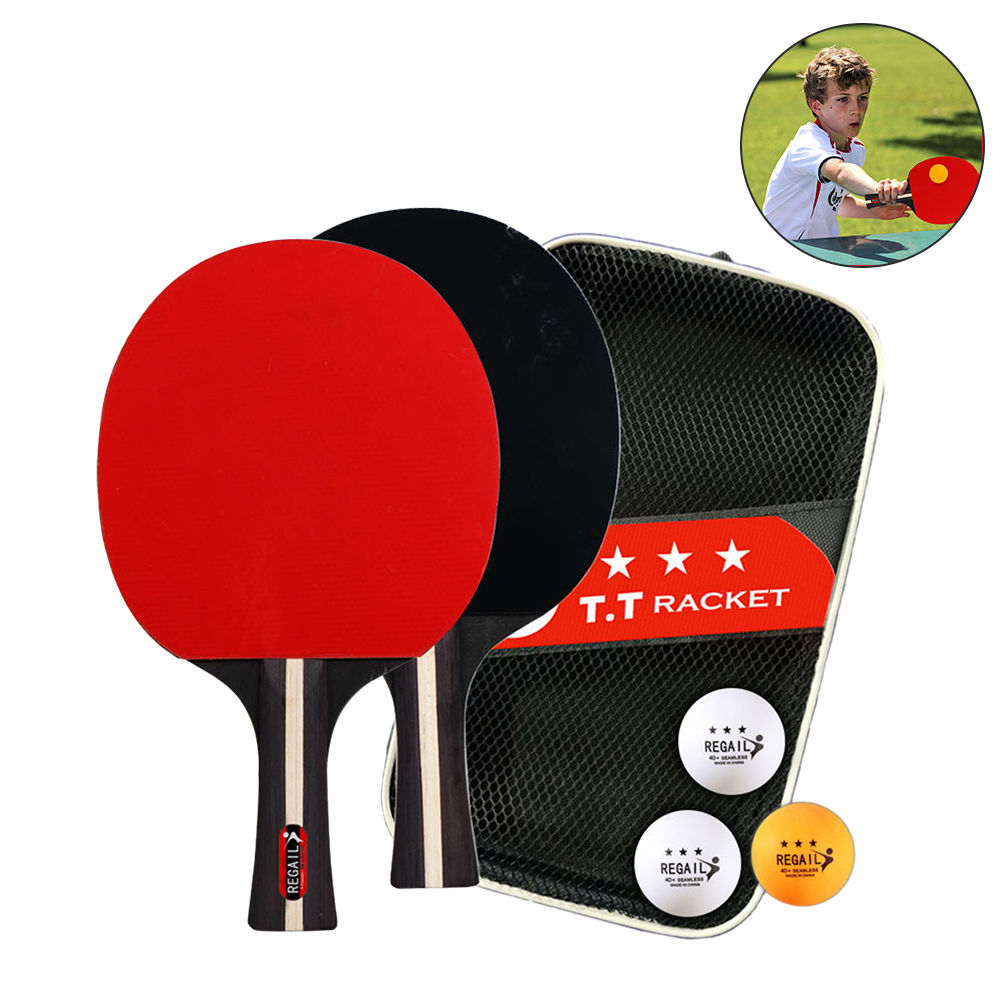 Table Tennis Racket, 2 Rackets - Ping Pong Ball Set 评论和价格