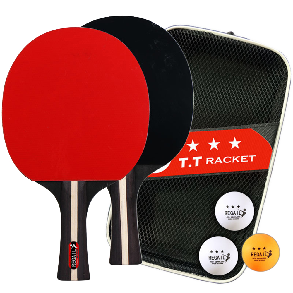 Table Tennis Paddles 2 Rackets - Ping Pong Ball Set 评论和价格