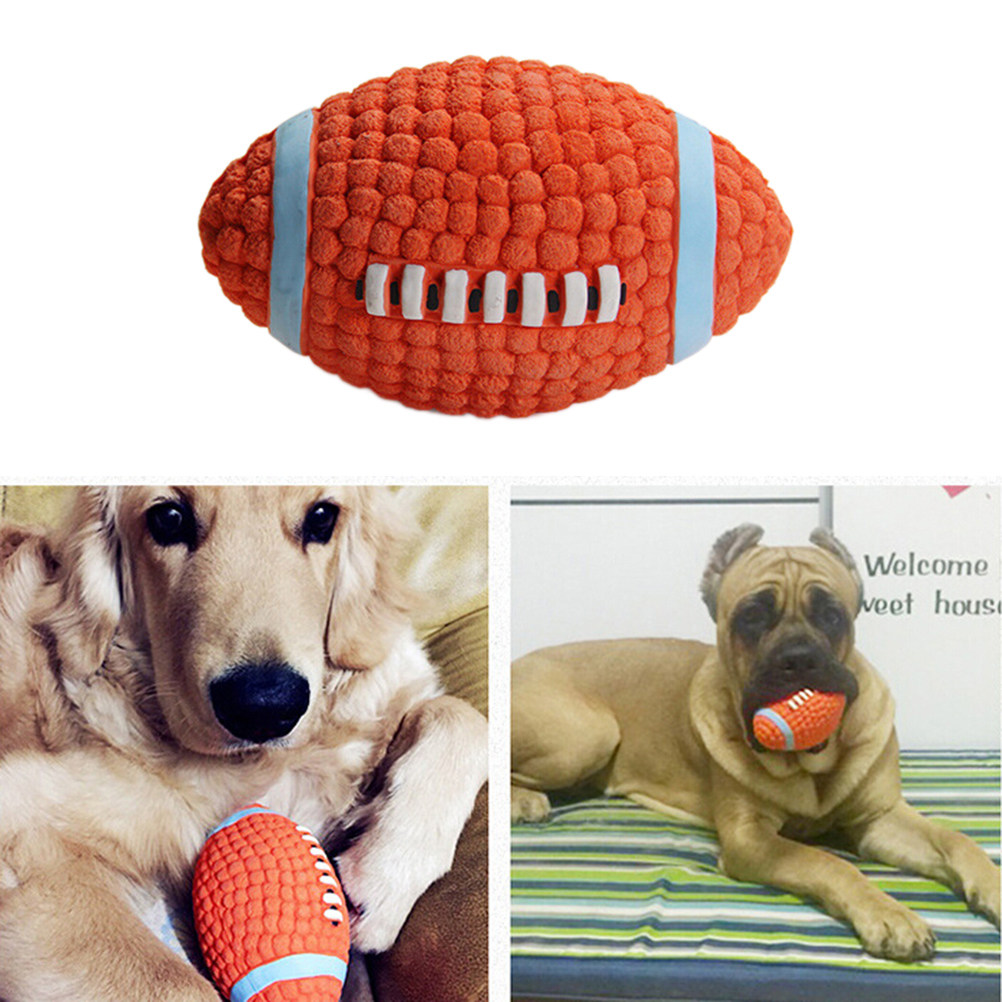 2Pcs Sound Chew Ball Set for P - Rugby Training Ball 评论和价格