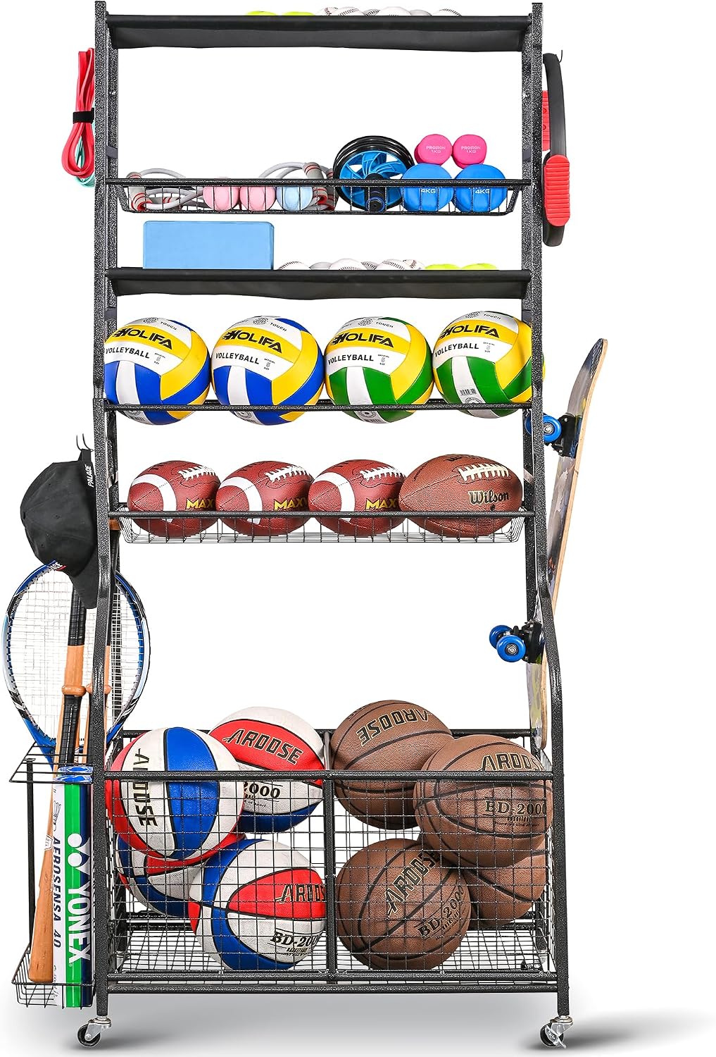Sports Equipment Garage Organi - Sports Equipment Garage Storage 评论和价格