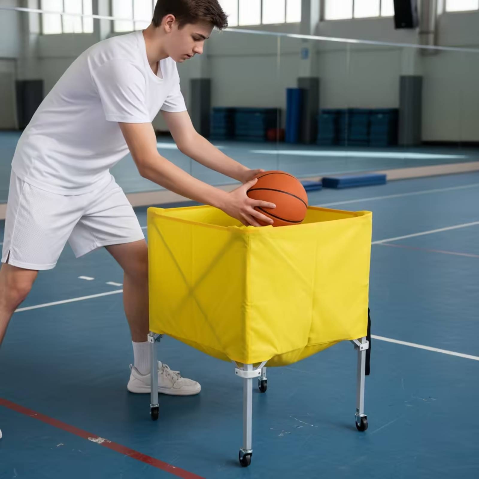 Collapsible Ball Cart Lightwei - Sports Equipment Organizer 评论和价格
