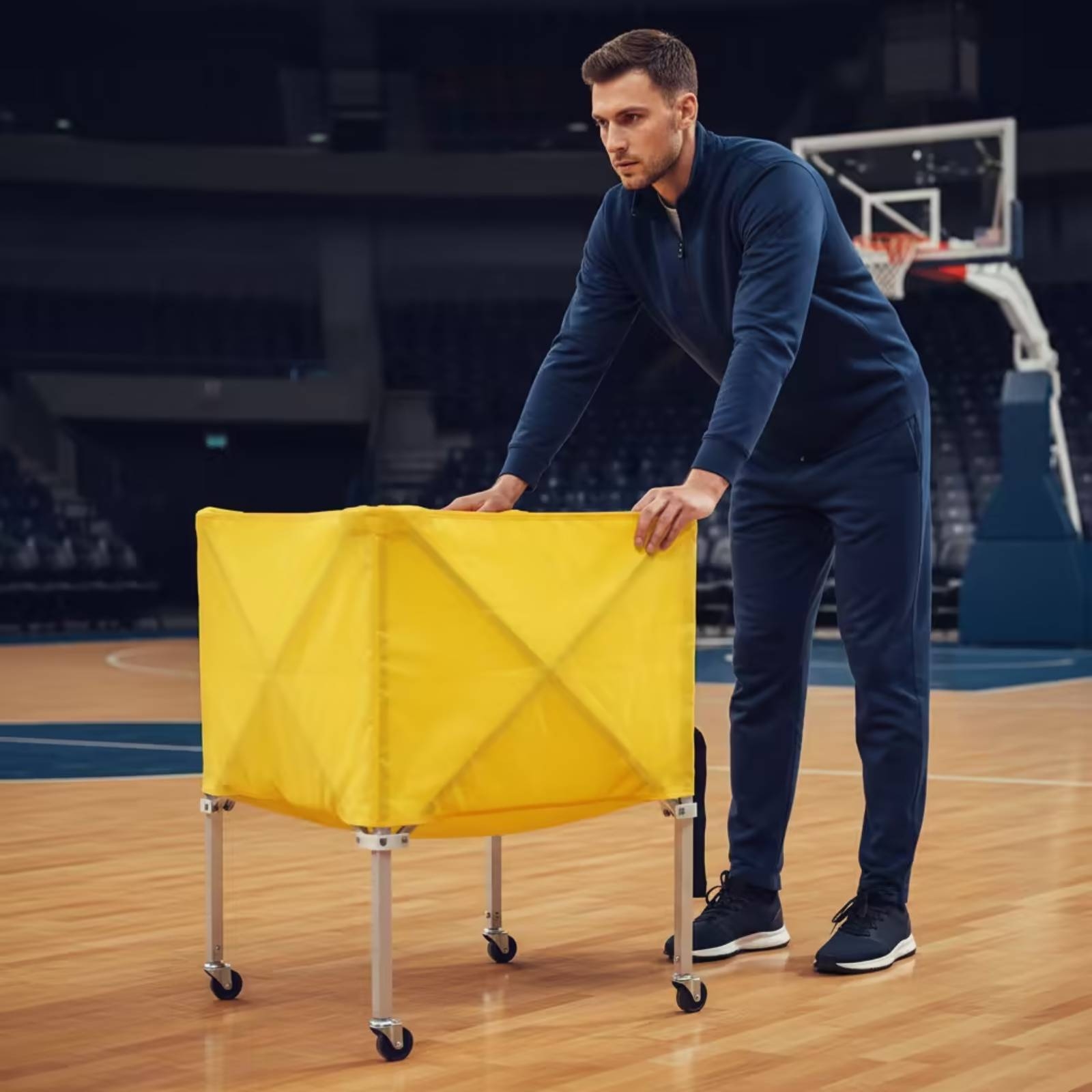 Collapsible Ball Cart Lightwei - Sports Equipment Organizer 评论和价格