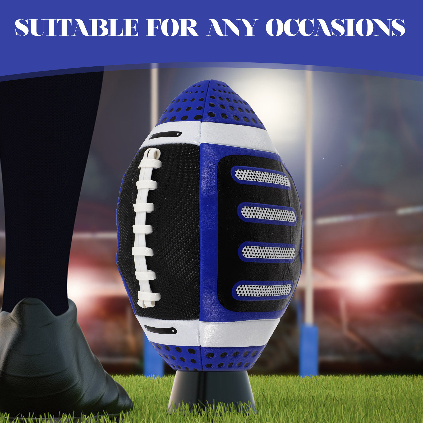 Kids Rugby Ball Children PU Pr - Rugby Training Ball 评论和价格