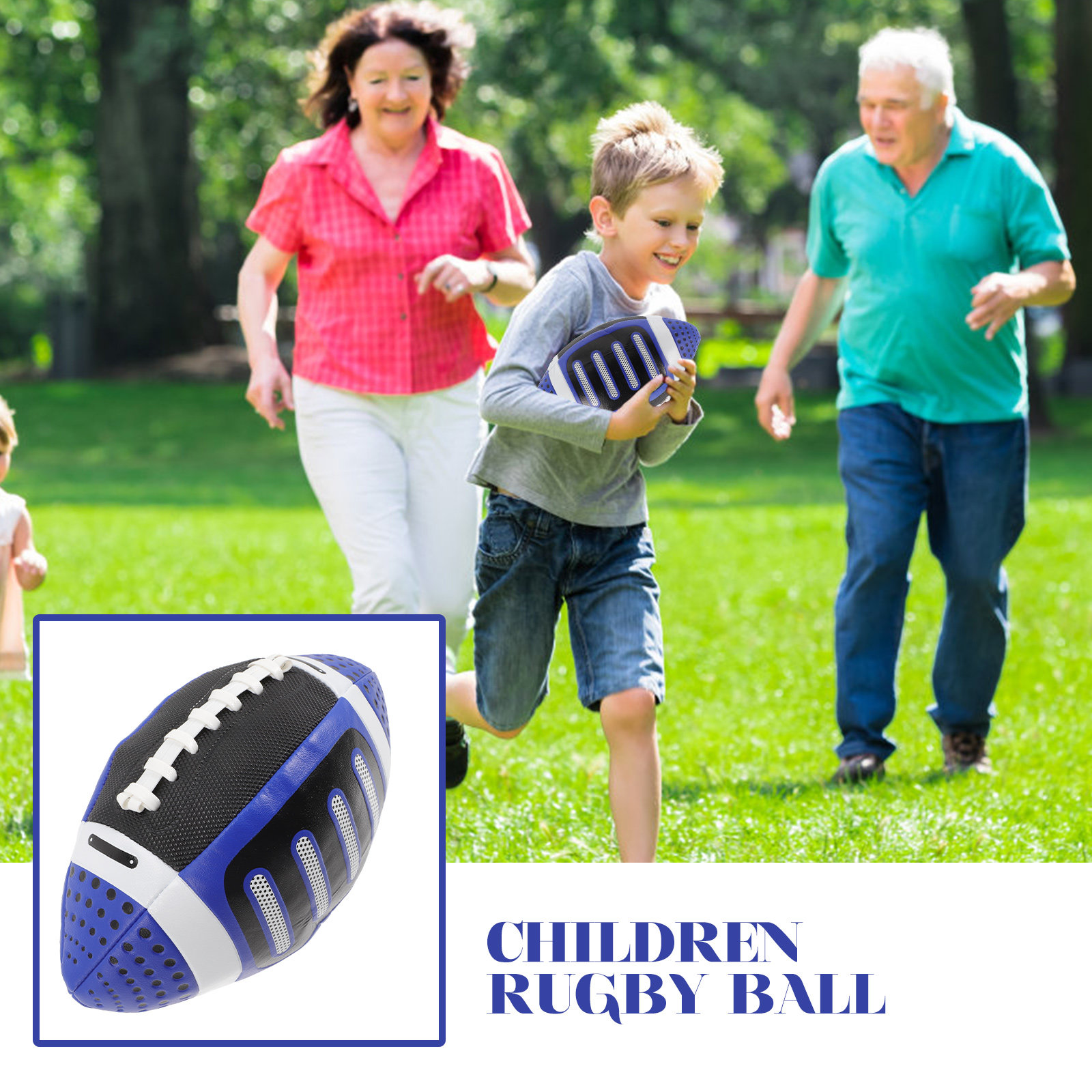 Kids Rugby Ball Children PU Pr - Rugby Training Ball 评论和价格