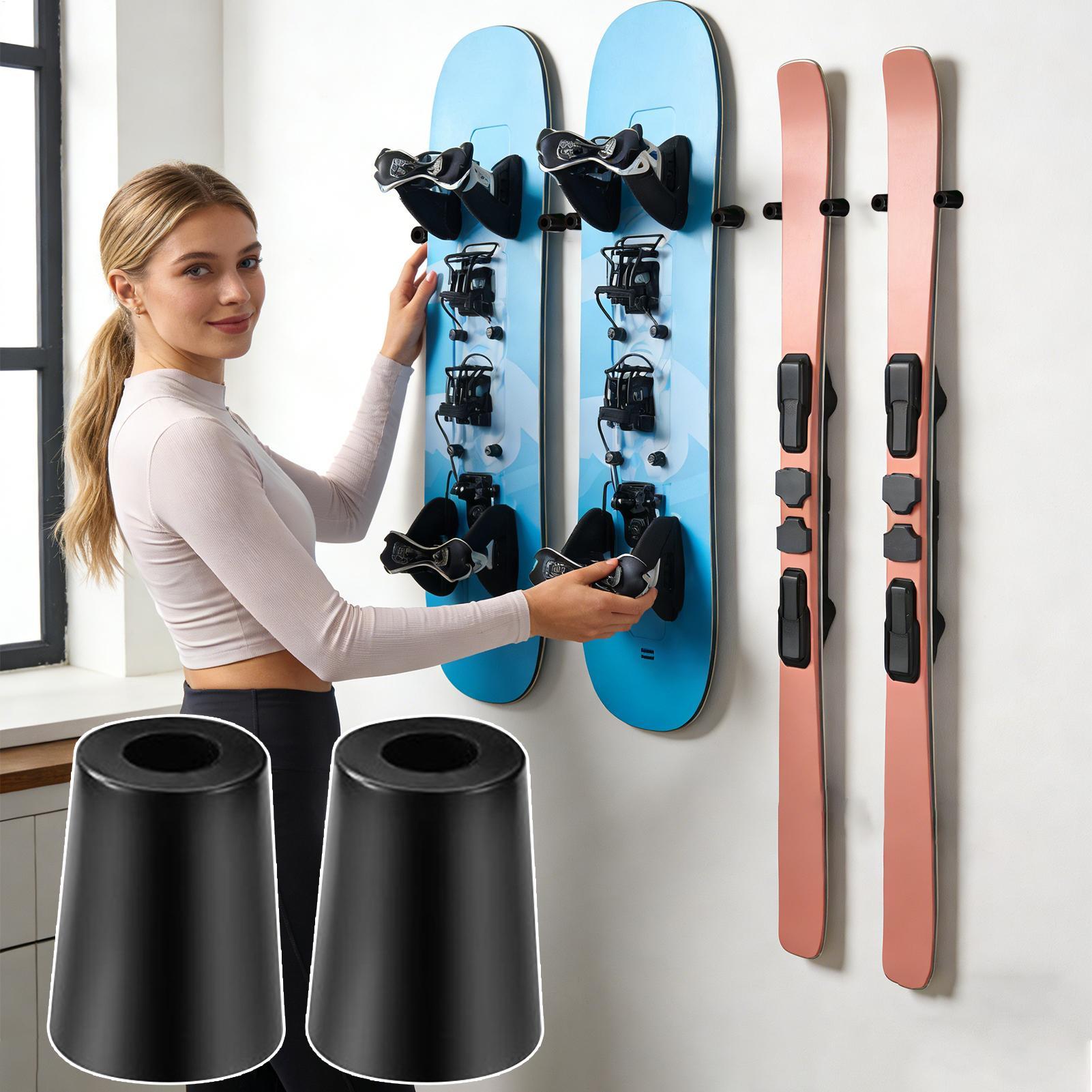 Ski Wall Mount Vertical Snowbo - Sports Equipment Garage Storage 评论和价格