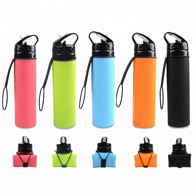 600ml   travel camping silicon - Sports Equipment In School 评论和价格